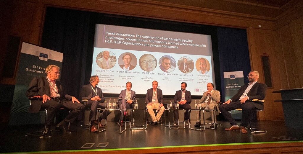 CEO, Dr Mark Pleško, at European Fusion Industry Forum